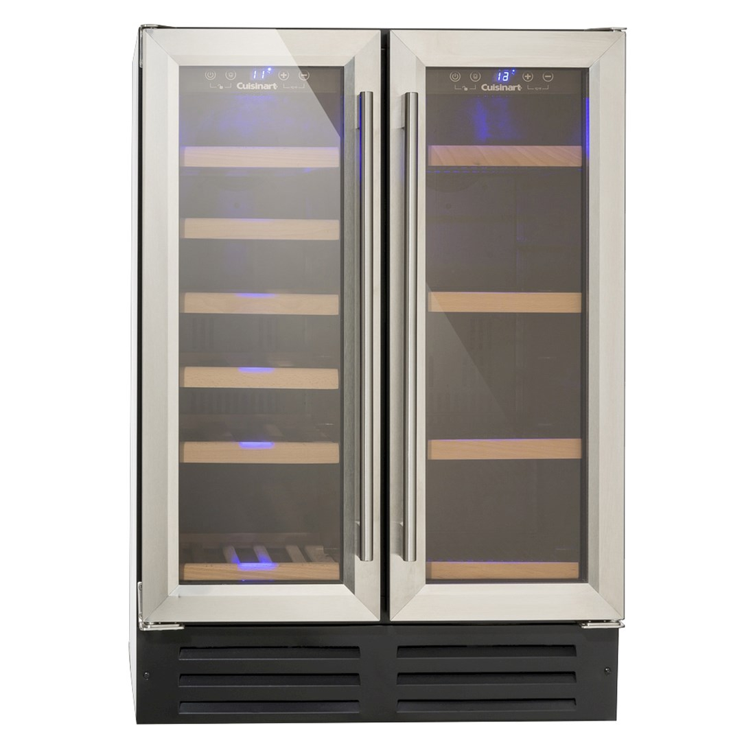 Adega E Frigobar Cuisinart Prime Cooking 19 Garrafas E 58 Latas Compressor Dual Zone 220v Bu 116d