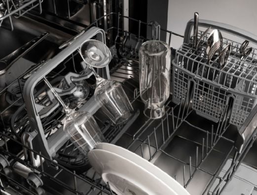 Interior Tall Tub da lava-louças Bertazzoni