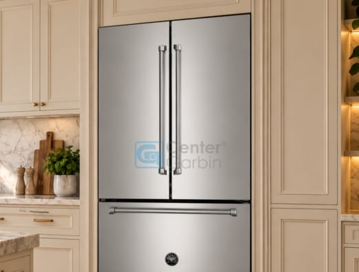 Refrigerador Bertazzoni Master com portas em inox