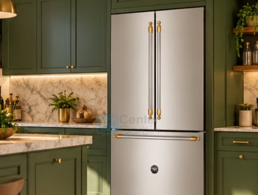 Refrigerador Bertazzoni Heritage com portas em inox