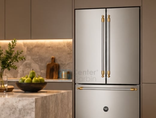 Refrigerador Bertazzoni Heritage French Door fechado