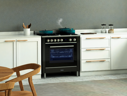 Fogão Arkton 5 Queimadores e Forno Elétrico Cuisinart