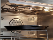 Detalhe Material Vidro e Inox Torre de Fornos Evol IX17 Preto