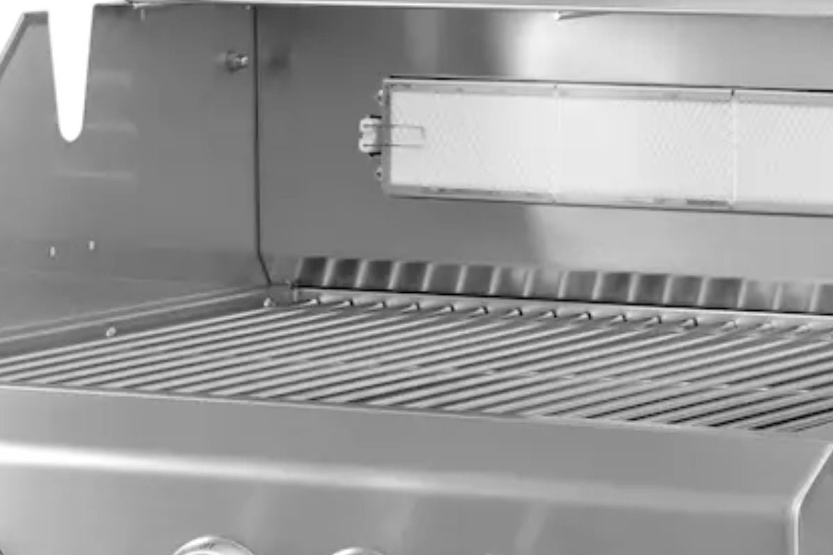 Grelha em aço inox com 8 milímetros da churrasqueira Evol Verona