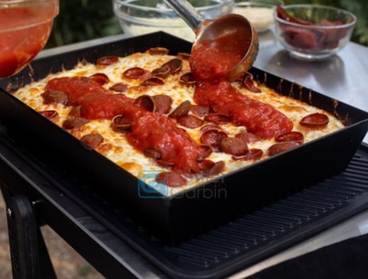 Laterais altas da Assadeira Ooni para pizza Detroit-Style