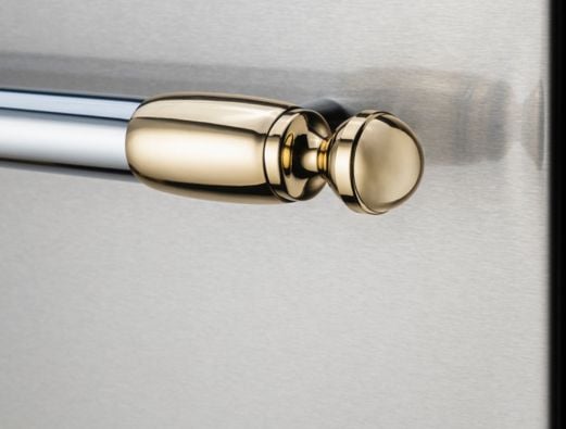 Design embutido em inox com acabamento premium