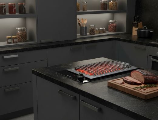 Mesa vitrocer&acirc;mica preta Schott Nextrema