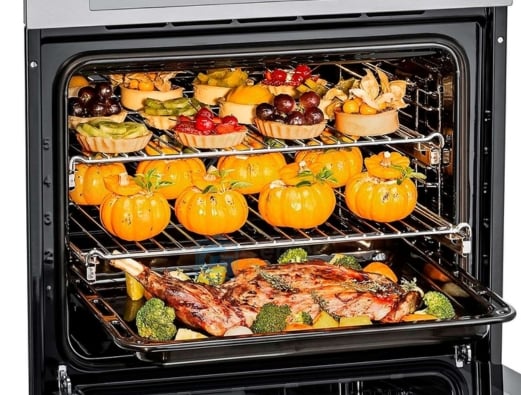Pré-aquecimento rápido e alta temperatura do Forno Tecno Professional TO67EXAP