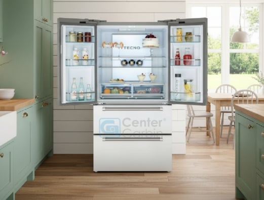 Controle de temperatura do Refrigerador Tecno Professional French Door