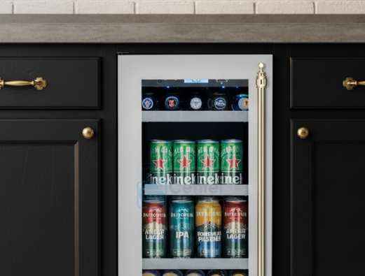 Instala&ccedil;&atilde;o embutida da Cervejeira Tecno Vintage