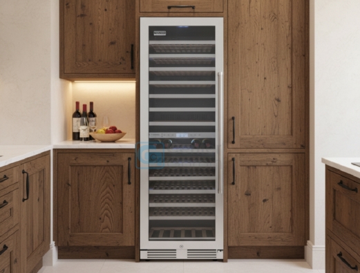 Adega Tecno Professional Dual Zone 151 garrafas em a&ccedil;o inox escovado