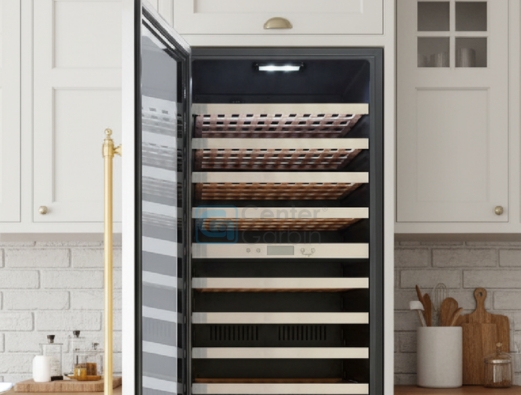 Adega Tecno Vintage Dual Zone em a&ccedil;o inox escovado