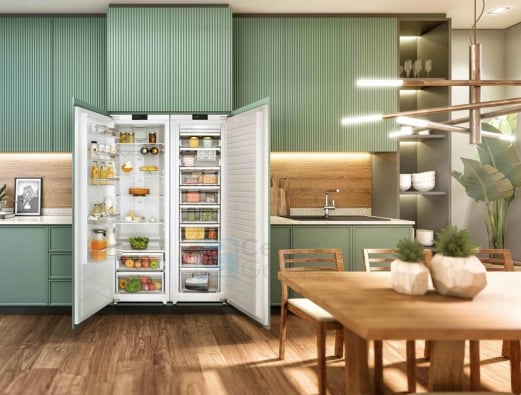 Capacidade interna do Freezer Tecno Original 221 litros