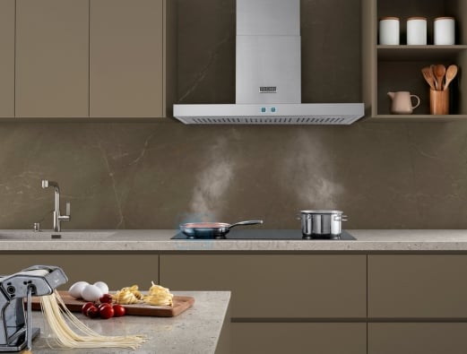 Capacidade de sucção da Coifa Tecno Toblino Professional