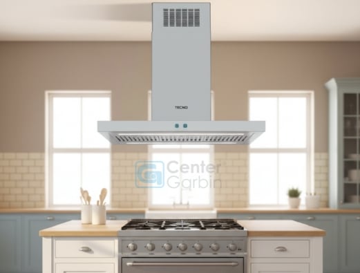 Coifa Tecno Toblino de Ilha 91cm em a&ccedil;o inox