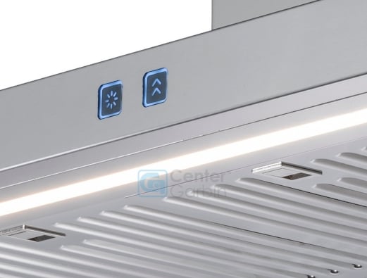 Iluminação LED dupla da Coifa Tecno Toblino Professional