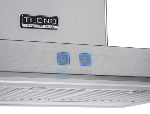 Controle touch e iluminação LED da Coifa Tecno Toblino